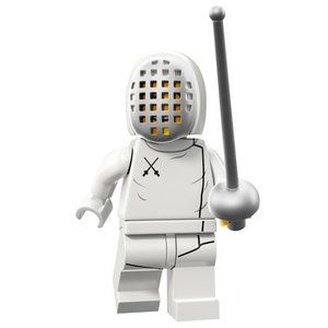 LEGO Minifigure Sports Fencer Sword